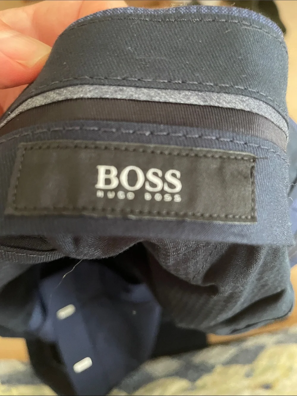 Hugo Boss Slim Dress Pants - Deep Navy